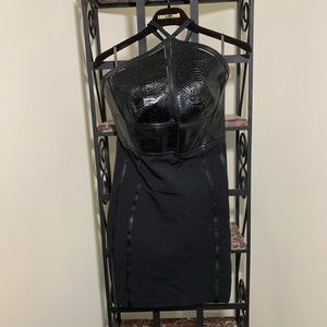 Roberto Cavalli short python dress size 40